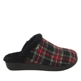 Alegria Women's Comfee Plaidly Black