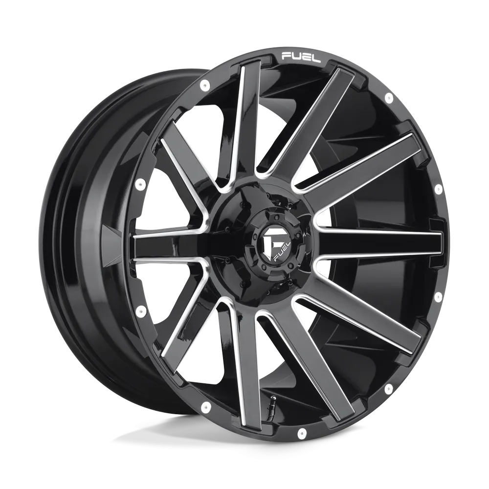 CONTRA D615 20.0X9 6X135/5.5 GL-BLK-MIL 01MM