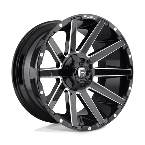 CONTRA D615 20.0X9 6X135/5.5 GL-BLK-MIL 01MM