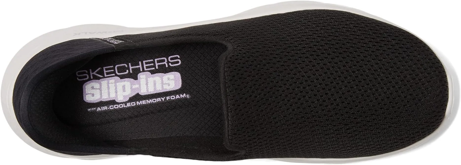 Go Walk Flex Relish Hands Free Slip-Ins SKECHERS Performance Sneakers, Black/White
