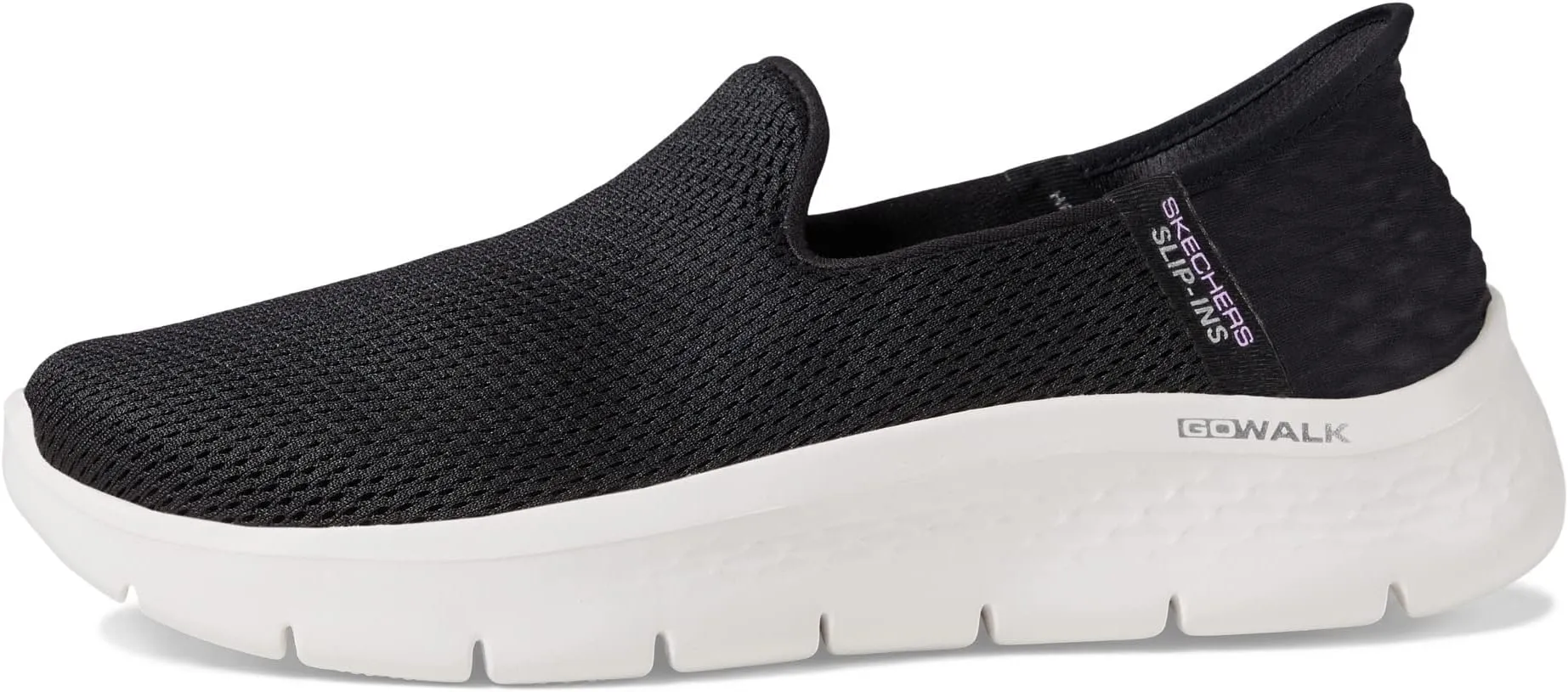 Go Walk Flex Relish Hands Free Slip-Ins SKECHERS Performance Sneakers, Black/White