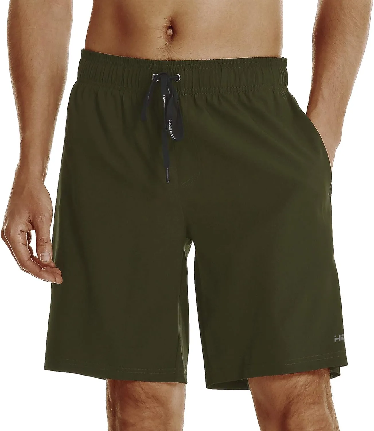 HOdo Mens Swim Trunks 9" Quick Dry Swim Shorts Bathing Suit
