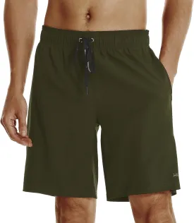 HOdo Mens Swim Trunks 9" Quick Dry Swim Shorts Bathing Suit