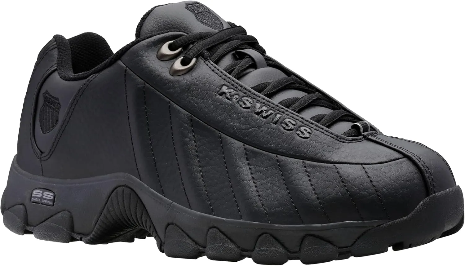K-Swiss Men's ST329 CMF Sneaker, Wide Tennis Dad Walking Shoes Leather Upper