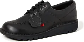 Kickers Men's Kick Lo Core Black Leather Shoes