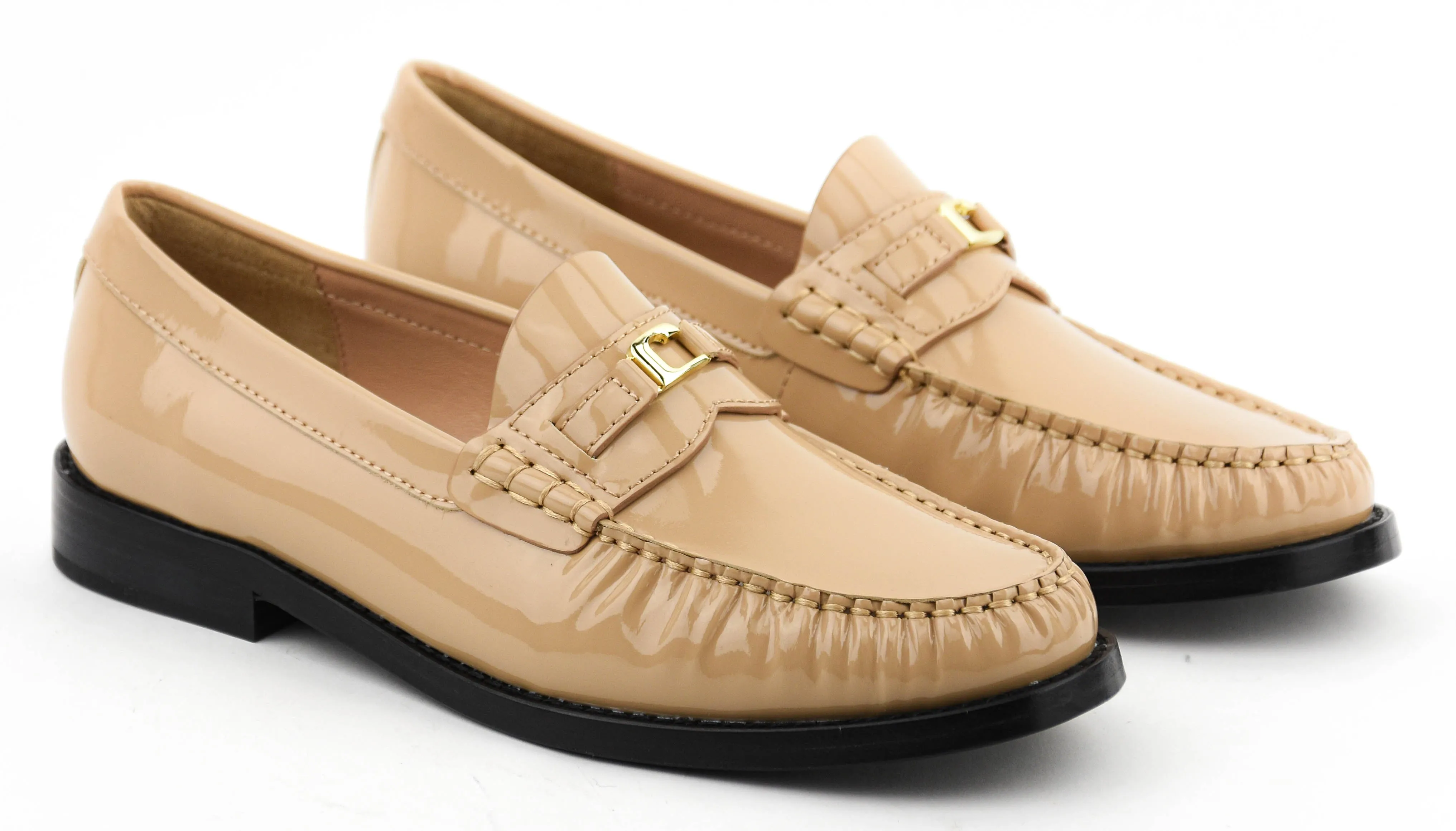LOLA CRUZ X PAUL WARMER LOUISE LOAFER NUDE