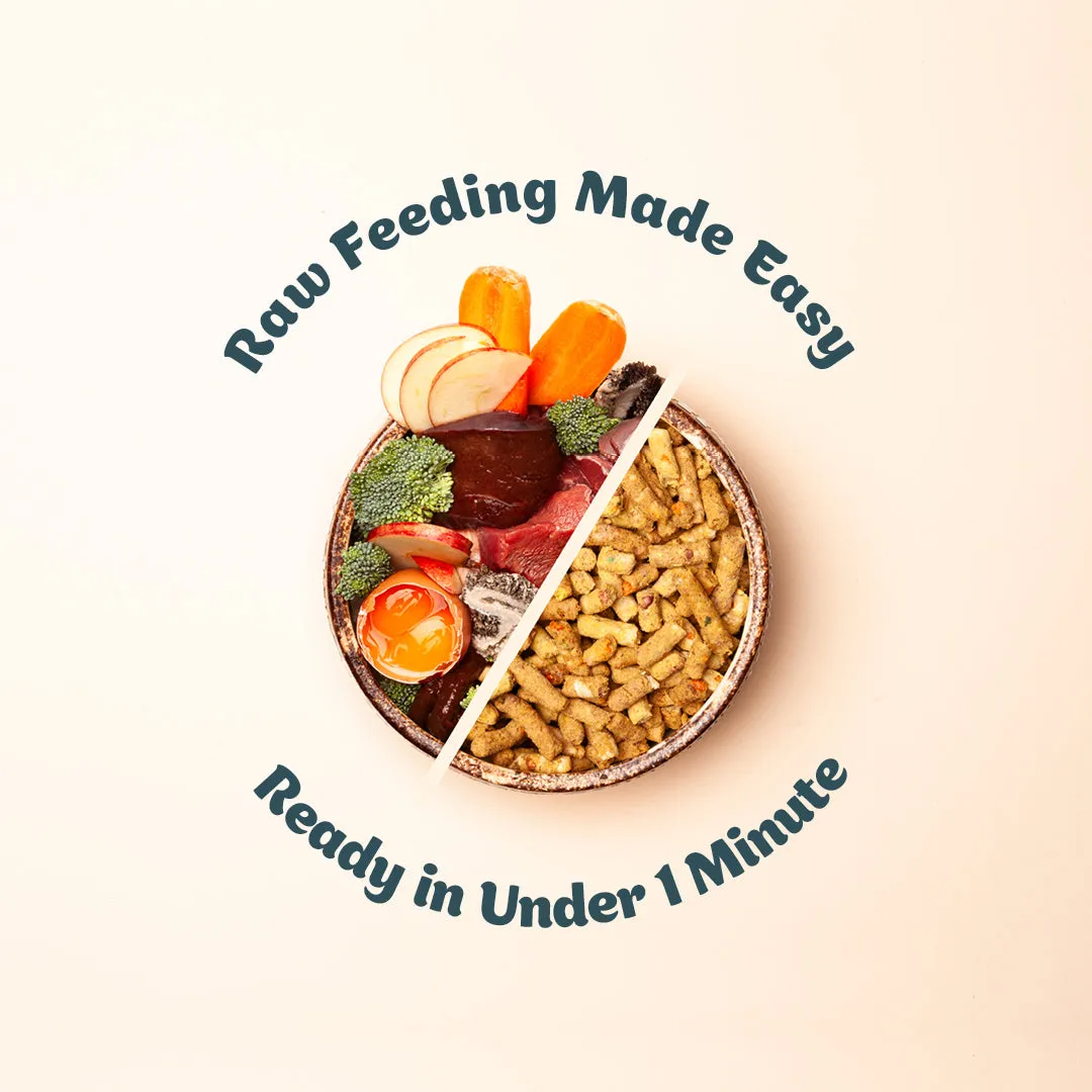 MEDIUM PACK COMBO | Free-Range 'Beef   Pork   Chicken' | Raw Freeze-Dried - Puppy