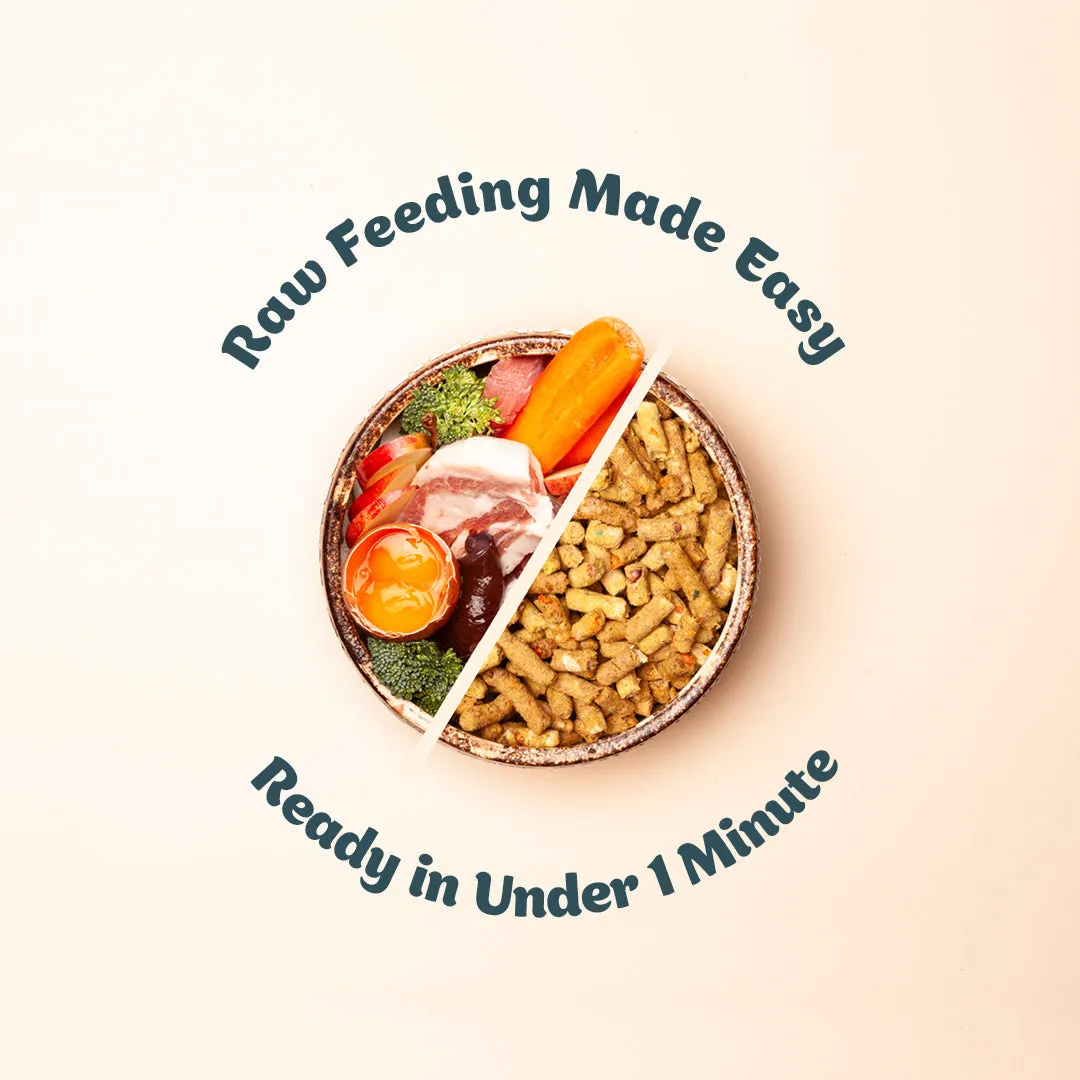 MEDIUM PACK COMBO | Free-Range 'Beef   Pork   Chicken' | Raw Freeze-Dried - Puppy