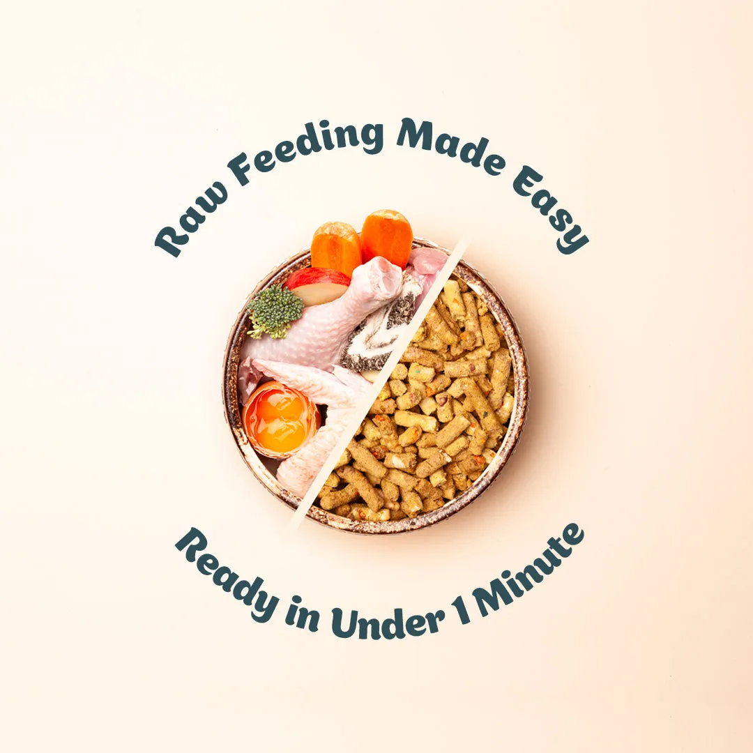 MEDIUM PACK COMBO | Free-Range 'Beef   Pork   Chicken' | Raw Freeze-Dried - Puppy