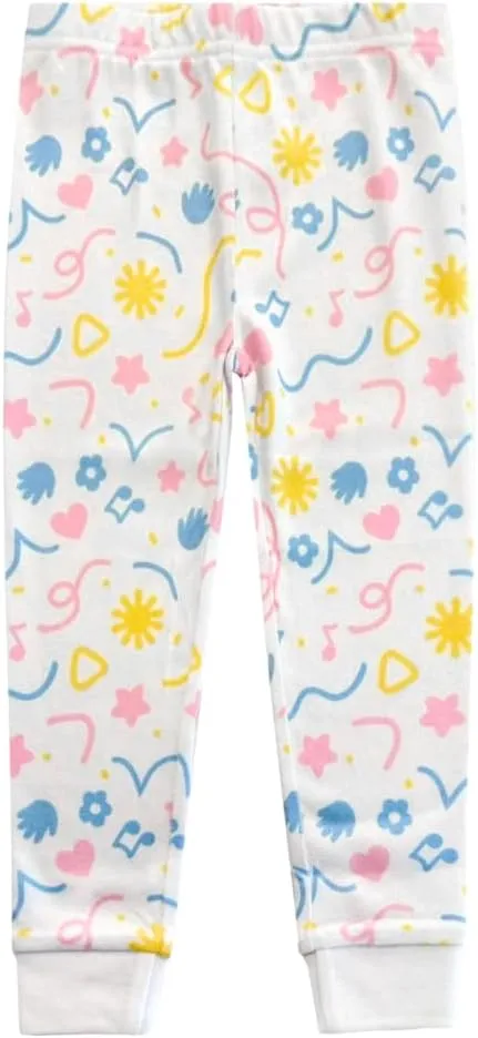 Ms. Rachel 2 Piece Pajama Set - Toddler Girls Boys PJ Set, Short Sleeve Shirt & Pants - Kids Sleepwear Set - Official License