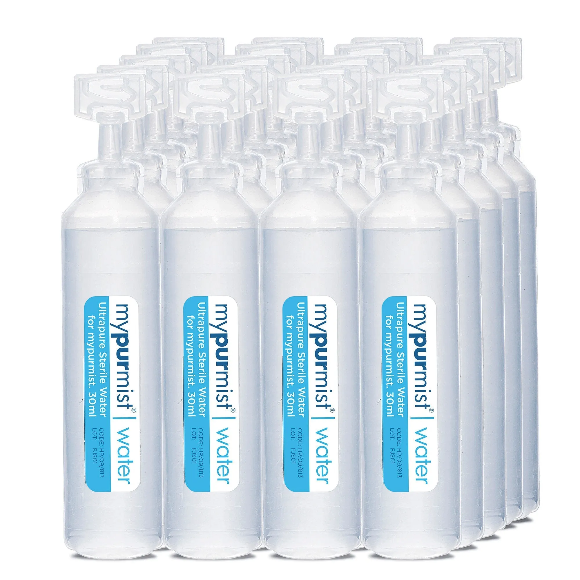 Mypurmist® Ultrapure Sterile Water - 20 refills | 100 sessions - Add to Device Purchase