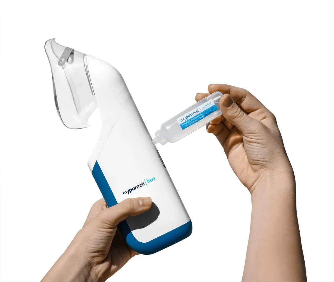 Mypurmist® Ultrapure Sterile Water - 20 refills | 100 sessions - Add to Device Purchase