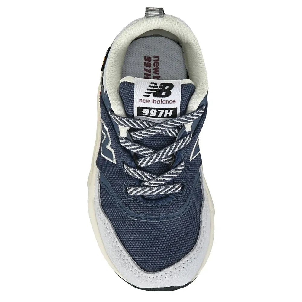 New Balance Toddler Retro 997H Children's Slip-On Sneaker in Indigo