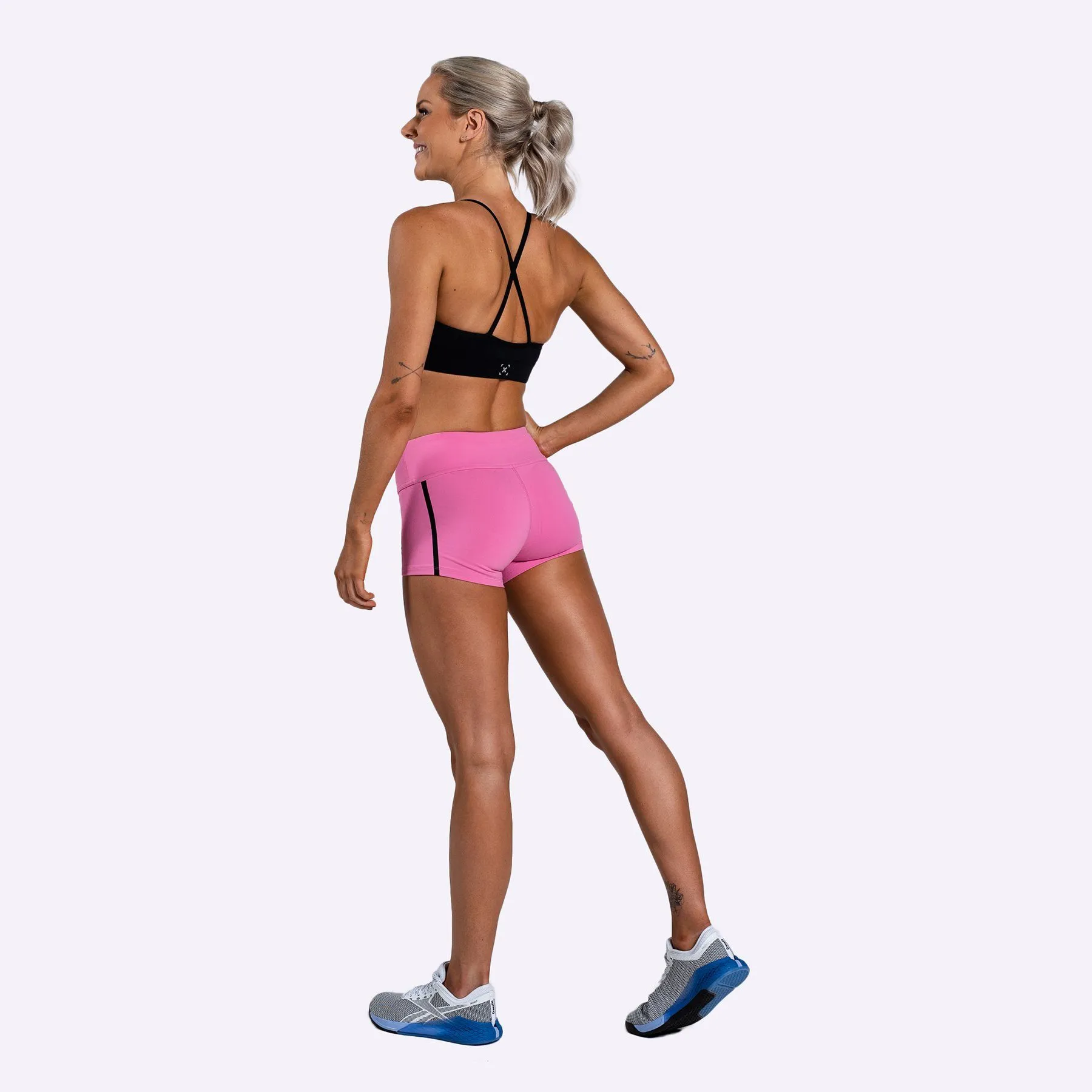 Reebok - Women's CrossFit Chase Bootie Shorts - POSH PINK